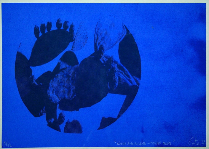 Consuelo-Servan-Noche Americana – Pincho Moon Consuelo Servan Noche Americana Pincho Moon Screen Print